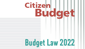 Citizen Budget 2022 cover