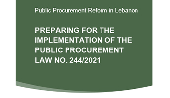 Preparing for the implementation of the public procurement law cover