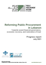 Progress report-Public procurement reform-Jul21 cover