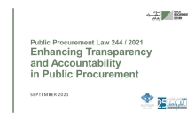 Awareness session on Public Procurement law in Lebanon:  Enhancing Transparency and Accountability in Public Procurement