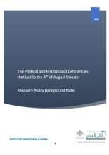 Political and Institutional Deficiencies that Led to August Disaster cover