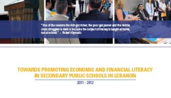 Towards Promoting Economic and Financial Literacy In Secondary Public Schools In Lebanon cover